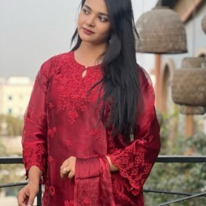 Three Piece Maroon